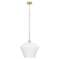 Quorum - 8221-15-80 - One Light Pendant - Cassini - Aged Brass