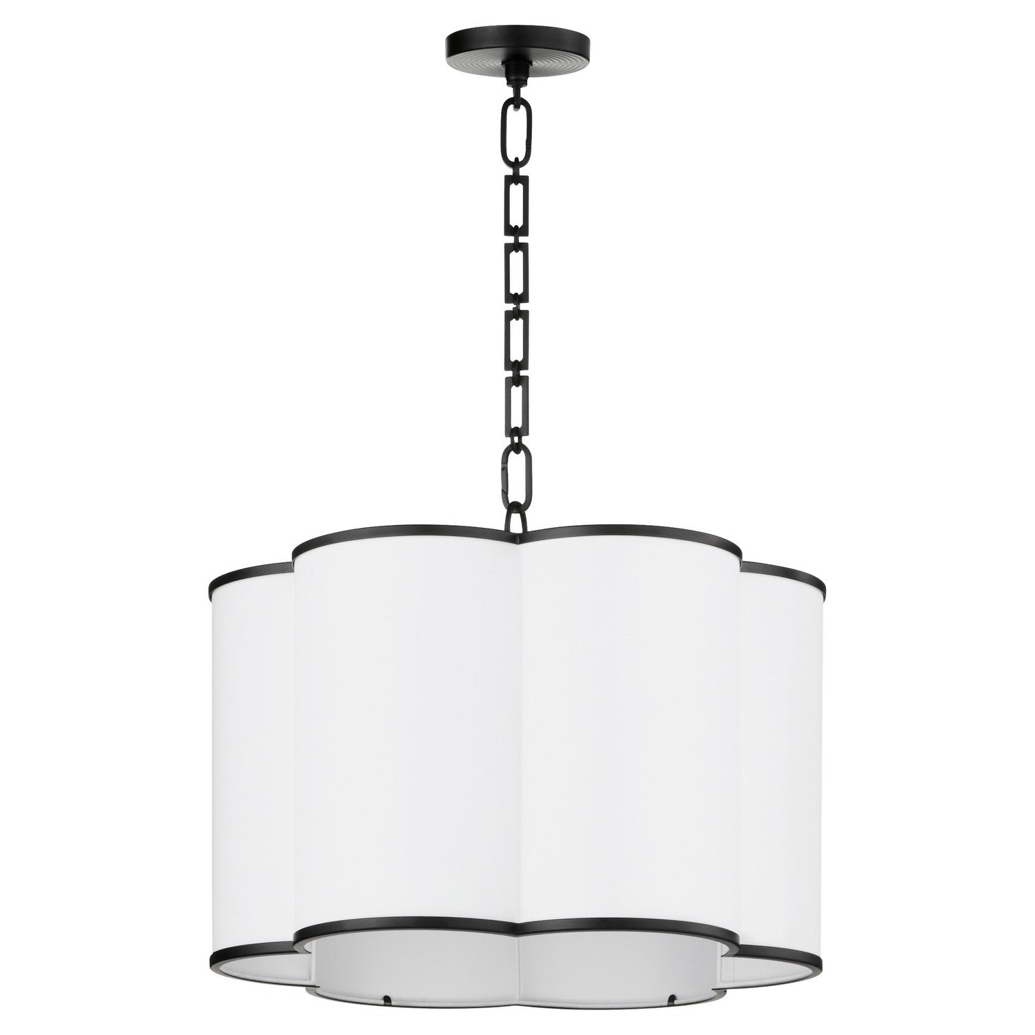 Quorum - 8228-4-59 - Four Light Pendant - Belinder - Matte Black