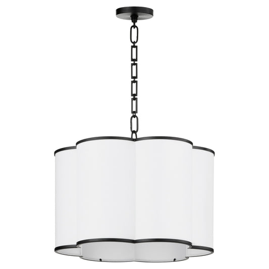 Quorum - 8228-4-59 - Four Light Pendant - Belinder - Matte Black