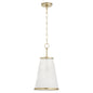 Quorum - 8238-11-80 - One Light Pendant - Providence - Aged Brass