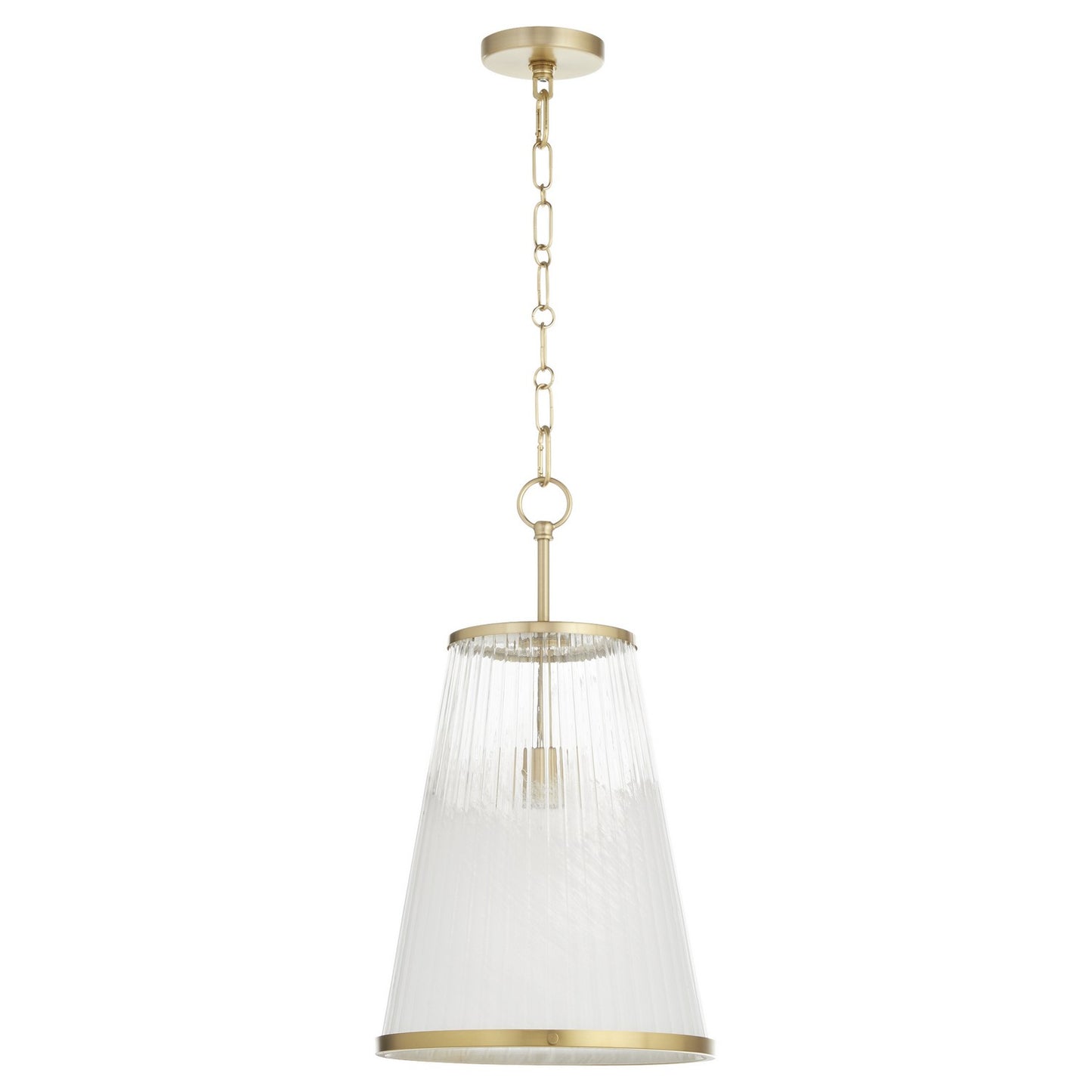 Quorum - 8238-13-80 - One Light Pendant - Providence - Aged Brass