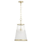 Quorum - 8238-13-80 - One Light Pendant - Providence - Aged Brass