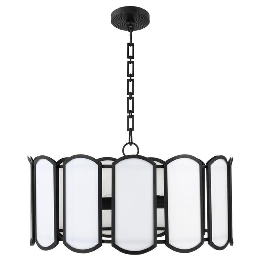 Quorum - 824-5-59 - Five Light Pendant - Belleview - Matte Black