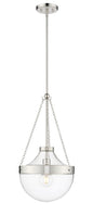 Millennium - 20101-PN - One Light Pendant - Clarra - Polished Nickel