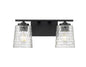 Millennium - 22102-MB - Two Light Vanity - Saben - Matte Black