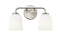 Millennium - 22302-BN - Two Light Vanity - Norah - Brushed Nickel