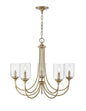 Millennium - 22405-VB - Five Light Chandelier - Waddingham - Vintage Brass