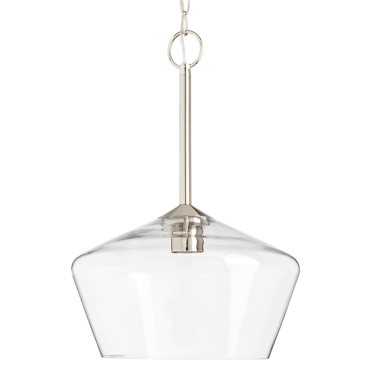 Millennium - 55201-PN - One Light Pendant - Morbelle - Polished Nickel