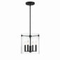 Millennium - 55302-MB - Four Light Pendant - Vissi - Matte Black