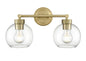 Millennium - 99102-VB - Two Light Vanity - Jonatan - Vintage Brass