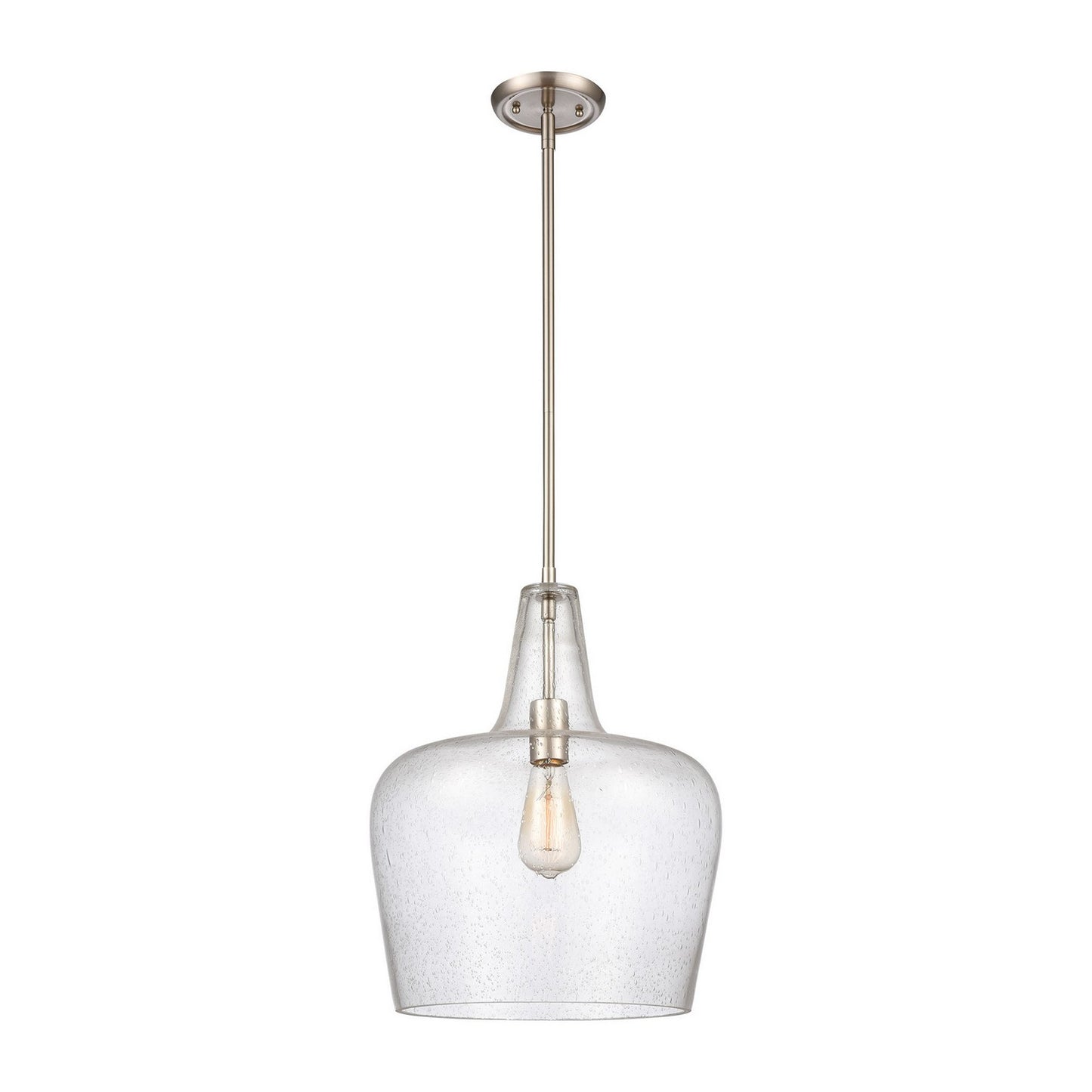 Millennium - 99401-BN - One Light Pendant - Puckette - Brushed Nickel