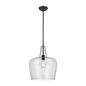 Millennium - 99401-MB - One Light Pendant - Puckette - Matte Black