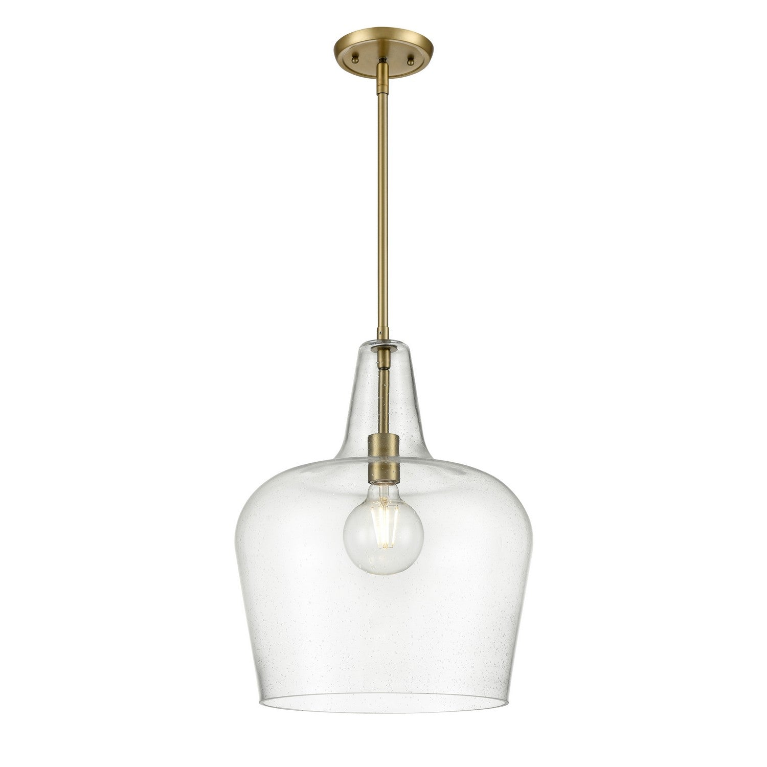 Millennium - 99401-VB - One Light Pendant - Puckette - Vintage Brass