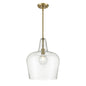 Millennium - 99401-VB - One Light Pendant - Puckette - Vintage Brass