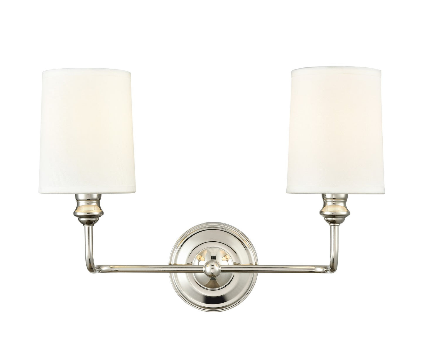 Millennium - 99802-PN - Two Light Vanity - Leena - Polished Nickel