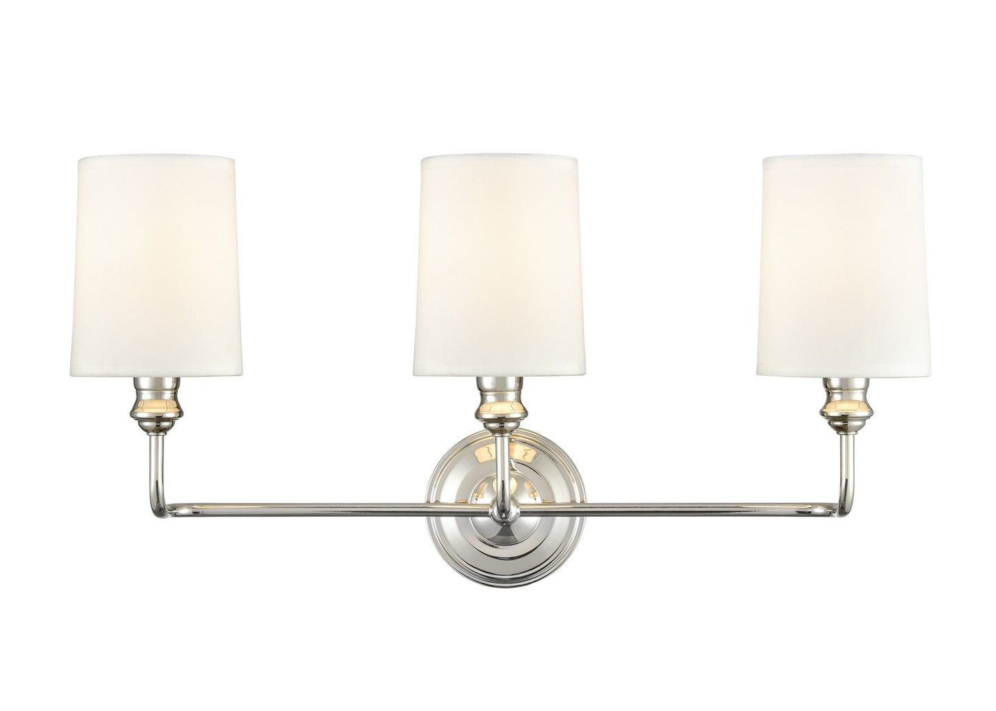 Millennium - 99803-PN - Three Light Vanity - Leena - Polished Nickel