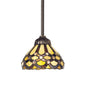 ELK Home - 028-TB - One Light Mini Pendant - Jewel - Tiffany Bronze