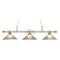 ELK Home - 190/6-AS-G8 - Three Light Island Pendant - Designer Classics - Brown