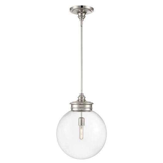 ELK Home - 4801-PN-CL - One Light Pendant - Emma - Polished Nickel