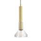ELK Home - 5386-SB-CL - One Light Pendant - Funnel - Satin Brass