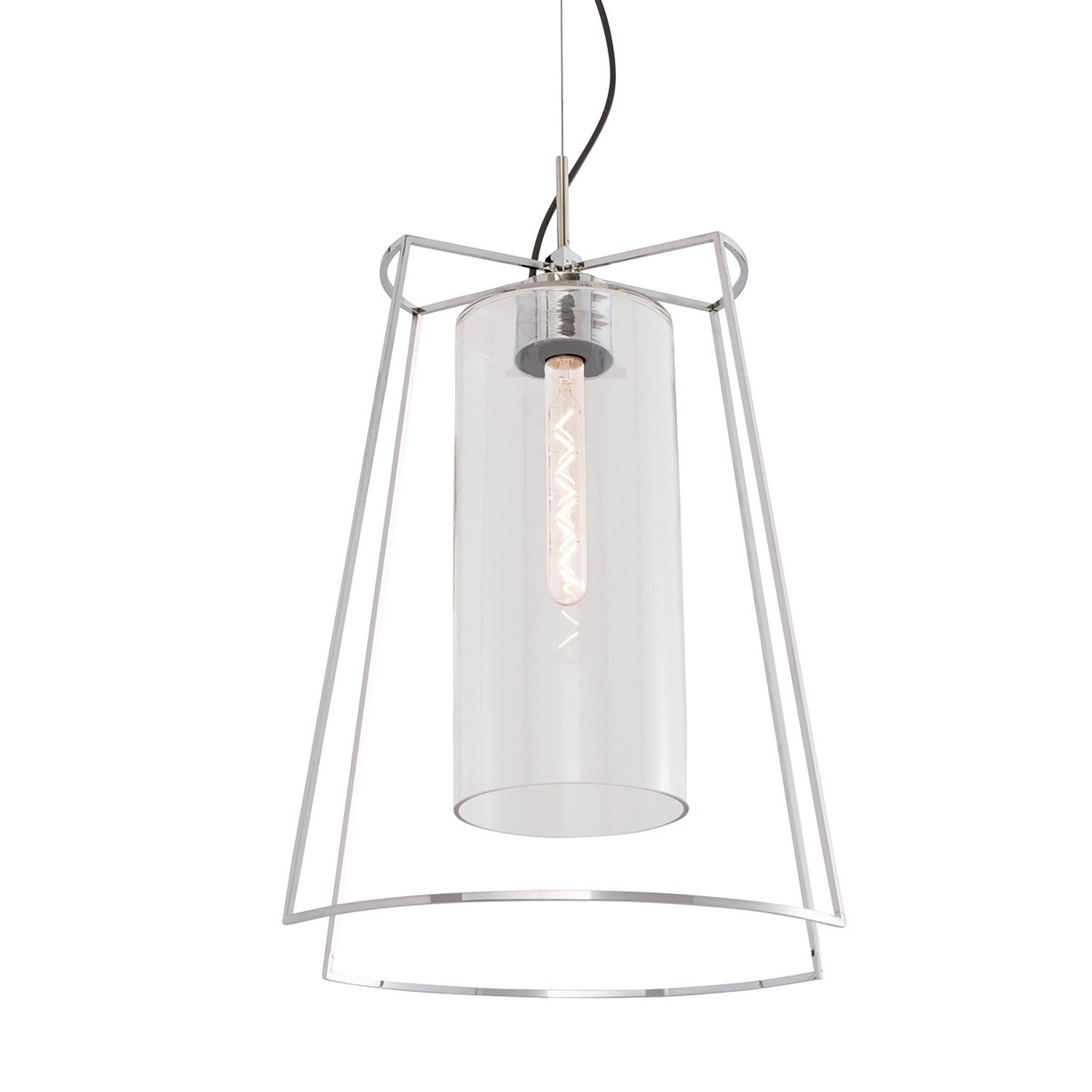 ELK Home - 5389-PN-CL - One Light Pendant - Cere - Polished Nickel