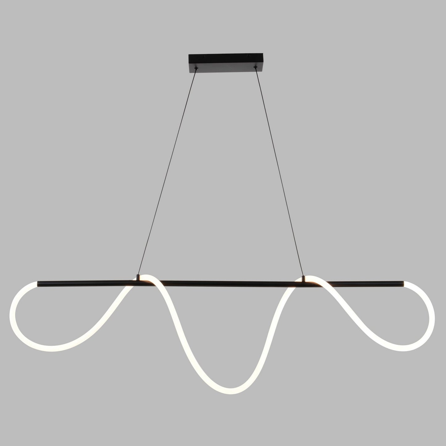 Vaxcel - H0303 - LED Linear Chandelier - Bowman - Matte Black