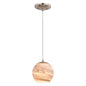 Vaxcel - P0408 - One Light Mini Pendant - Milano - Satin Nickel