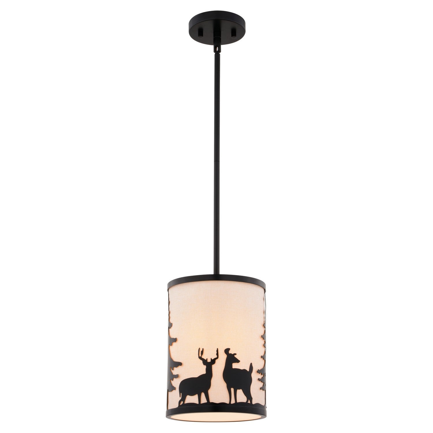 Vaxcel - P0417 - One Light Mini Pendant - Acadia - Bronze