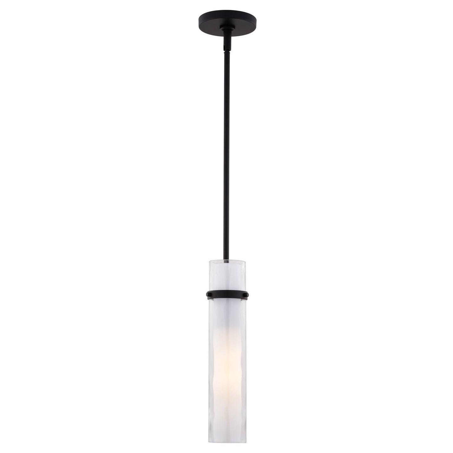 Vaxcel - P0419 - One Light Mini Pendant - Vilo - Matte Black