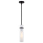 Vaxcel - P0419 - One Light Mini Pendant - Vilo - Matte Black