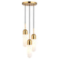 Vaxcel - P0422 - Three Light Pendant - Thalia - Antique Gold