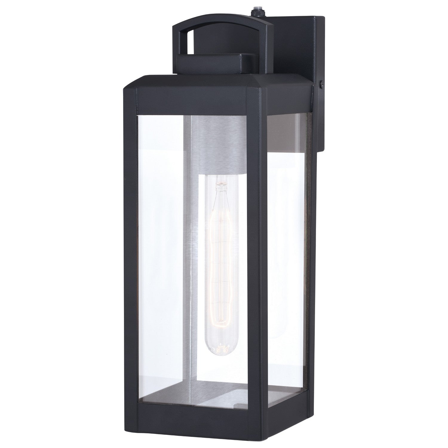 Vaxcel - T0566 - One Light Outdoor Wall Mount - Kinzie - Textured Black