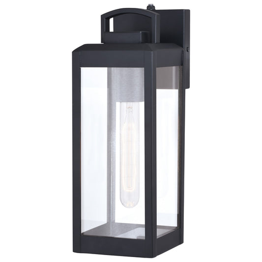 Vaxcel - T0566 - One Light Outdoor Wall Mount - Kinzie - Textured Black