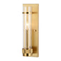 Vaxcel - W0425 - One Light Wall Sconce - Bari - Satin Brass