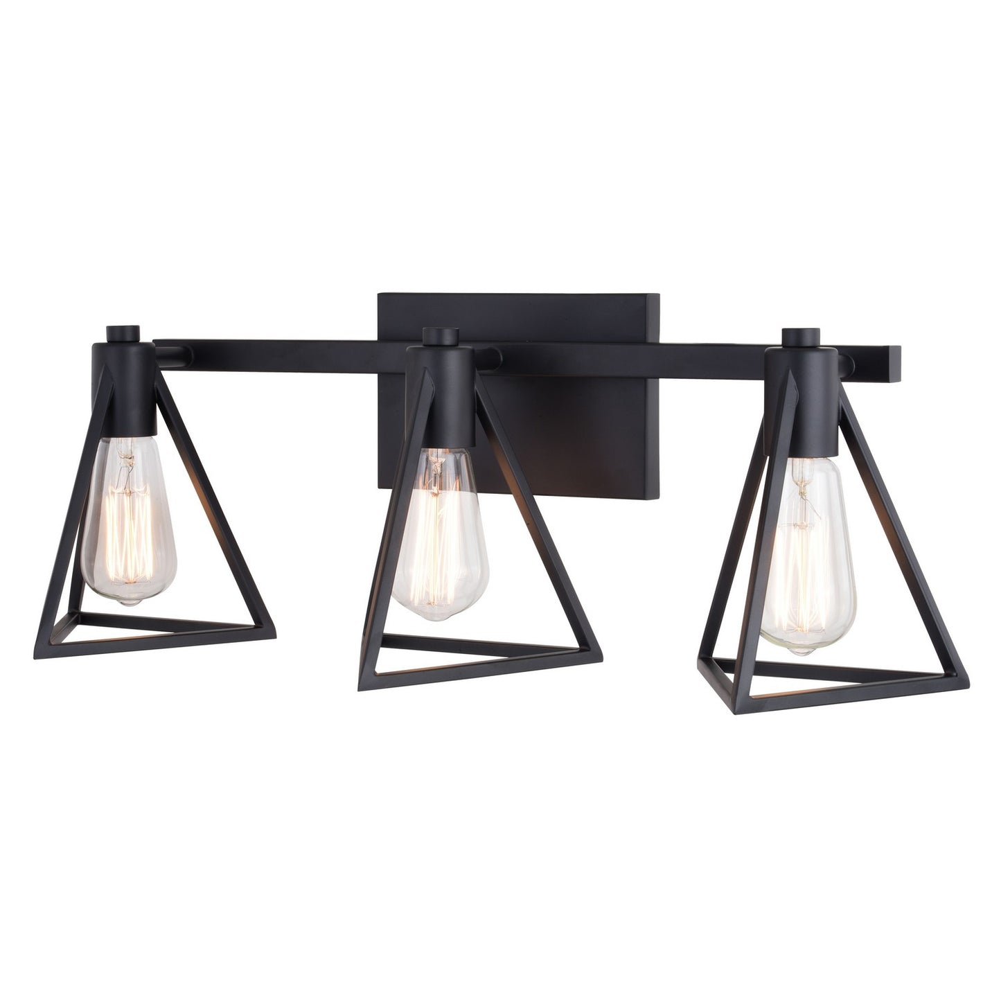 Vaxcel - W0445 - Three Light Vanity - Ravenna - Matte Black