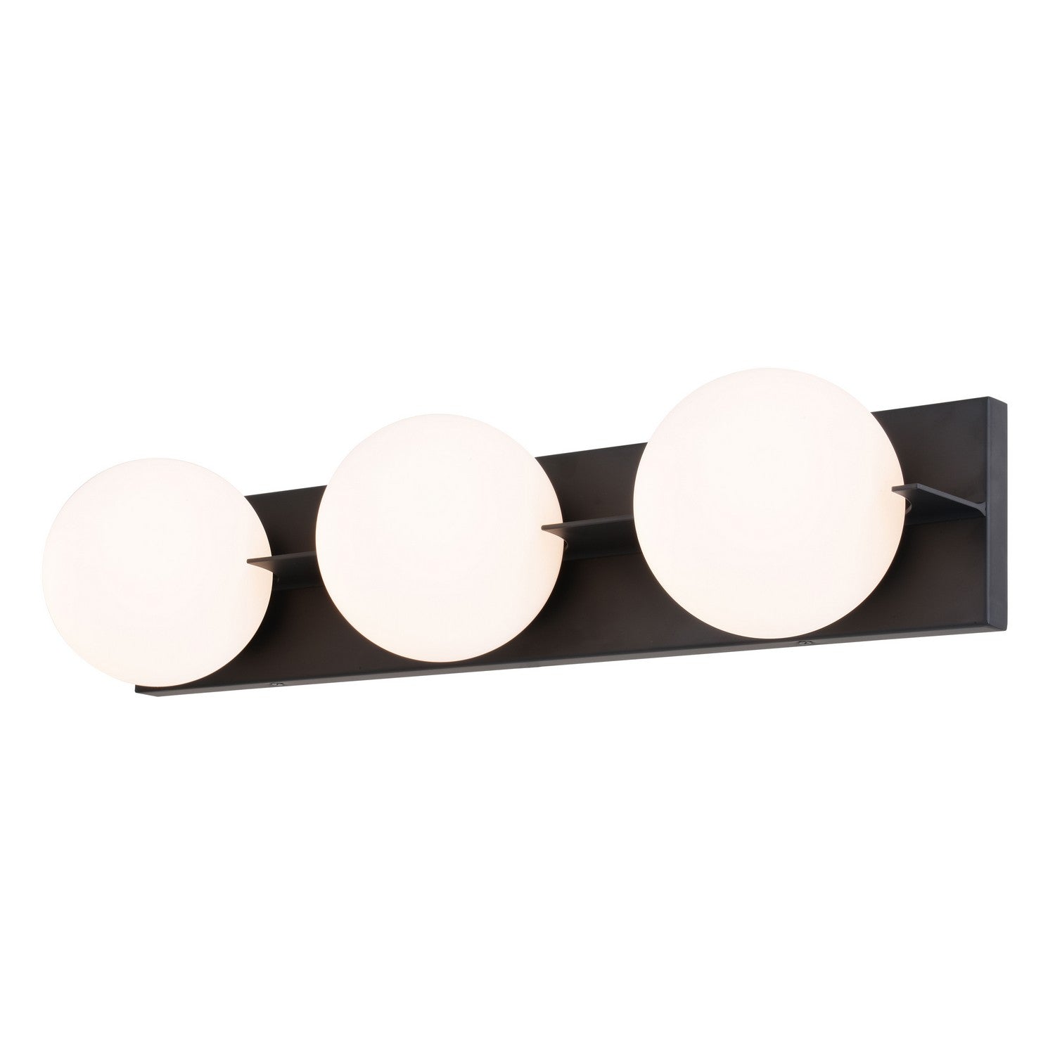 Vaxcel - W0449 - Three Light Vanity - Parkview - Matte Black