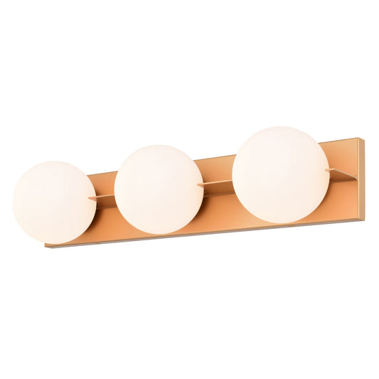 Vaxcel - W0450 - Three Light Vanity - Parkview - Satin Brass