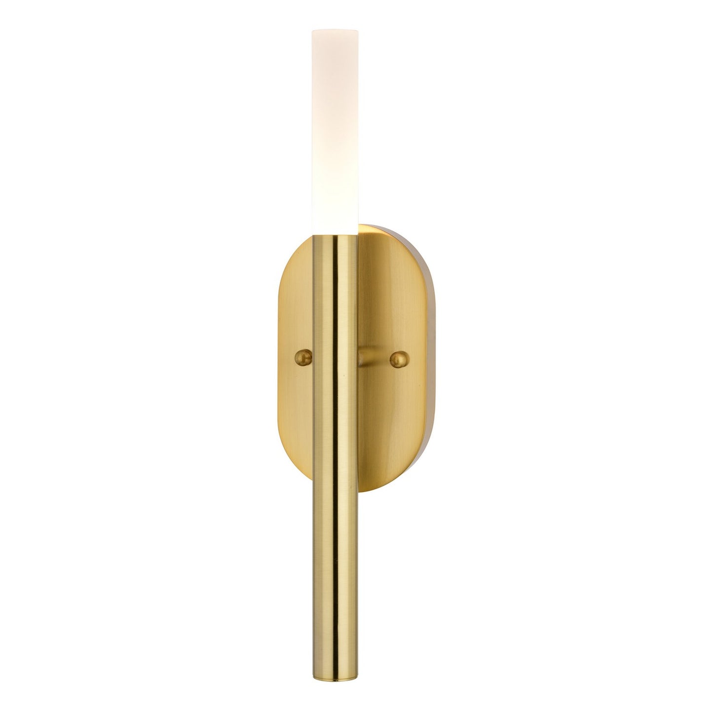 Vaxcel - W0490 - LED Wall Light - Fulton - Satin Brass