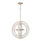Capital Lighting - 349843MA - Four Light Pendant - Delaney - Matte Brass