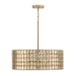 Capital Lighting - 354141HB - Four Light Pendant - Eliana - Champagne Brass