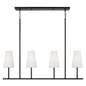 Capital Lighting - 855241MB-550 - Four Light Island Pendant - Averitt - Matte Black