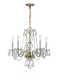 Crystorama - 5085-PB-CL-I - Five Light Chandelier - Traditional Crystal - Polished Brass