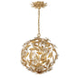 Crystorama - MSL-314-GA - Four Light Pendant - Marselle - Antique Gold