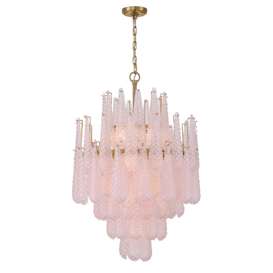 Crystorama - OLL-6006-AG-BH - 16 Light Chandelier - Ollie - Aged Brass