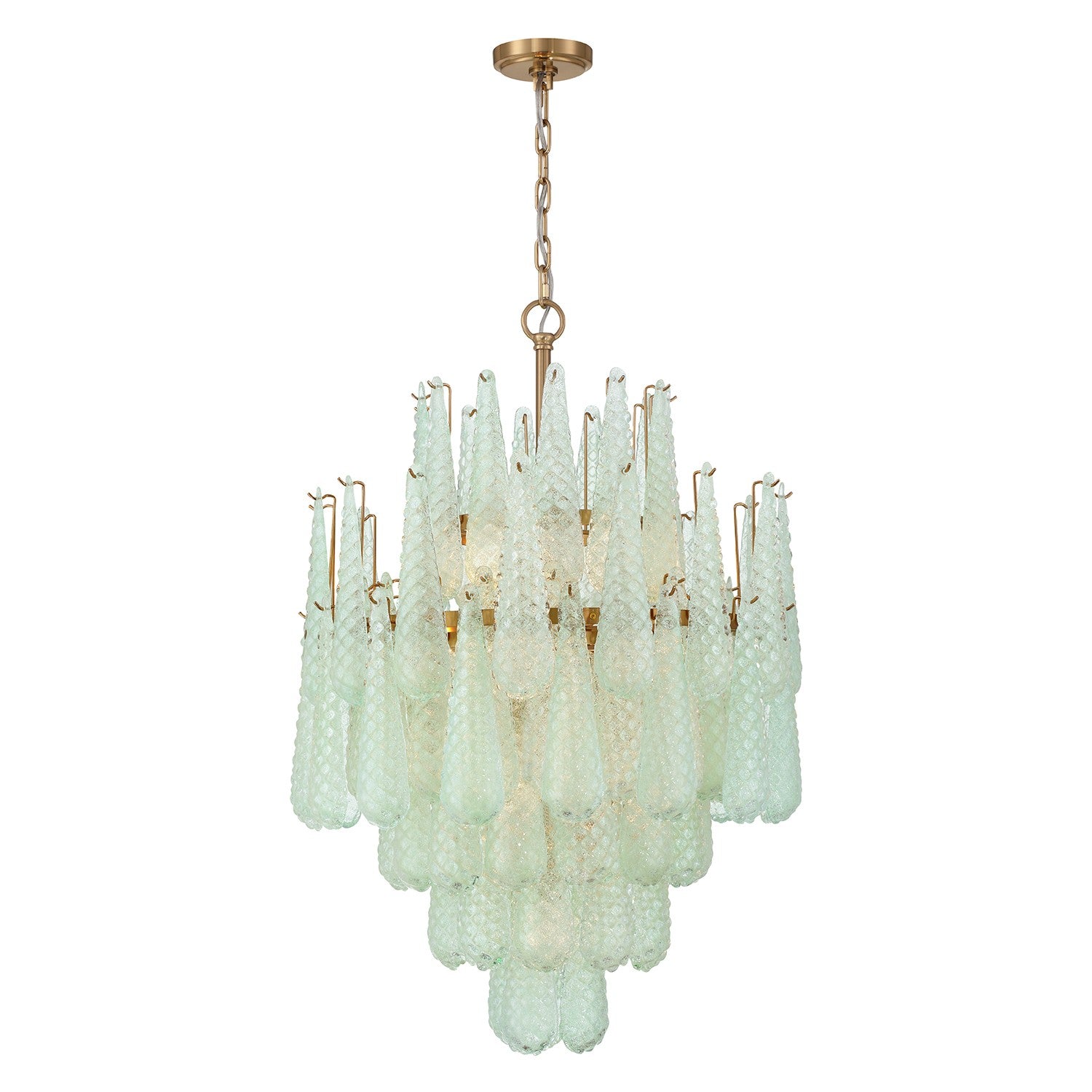 Crystorama - OLL-6006-AG-GR - 16 Light Chandelier - Ollie - Aged Brass