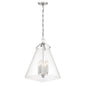 Crystorama - VSS-7018-PN - Four Light Pendant - Voss - Polished Nickel