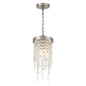 Crystorama - WIN-210-SA-CL-MWP - One Light Mini Pendant - Winfield - Antique Silver