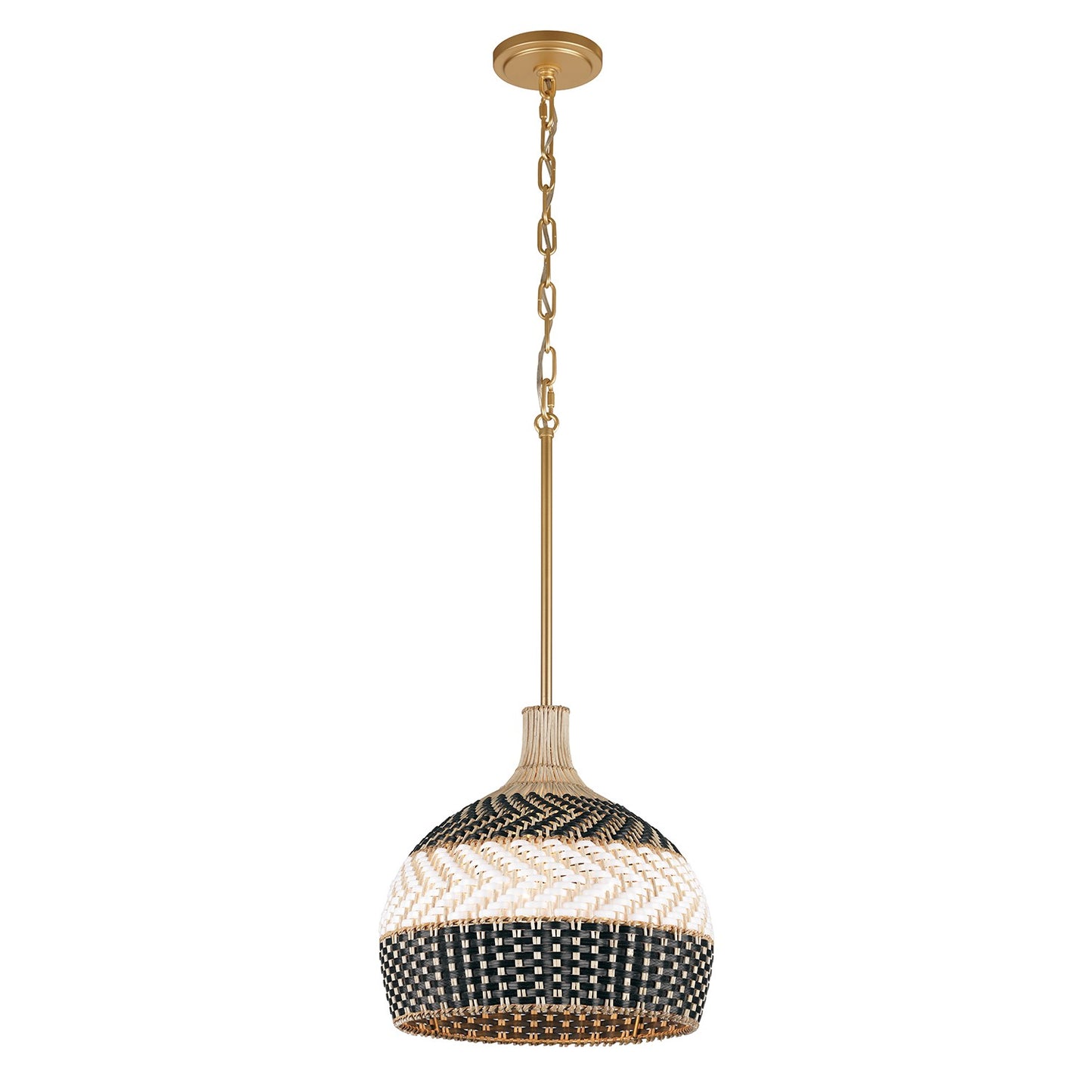 Crystorama - ZAN-9003-SG-MK - Three Light Pendant - Zanzibar - Soft Gold