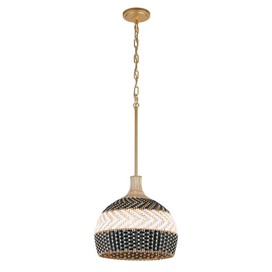 Crystorama - ZAN-9003-SG-MK - Three Light Pendant - Zanzibar - Soft Gold