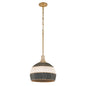 Crystorama - ZAN-9003-SG-MK - Three Light Pendant - Zanzibar - Soft Gold